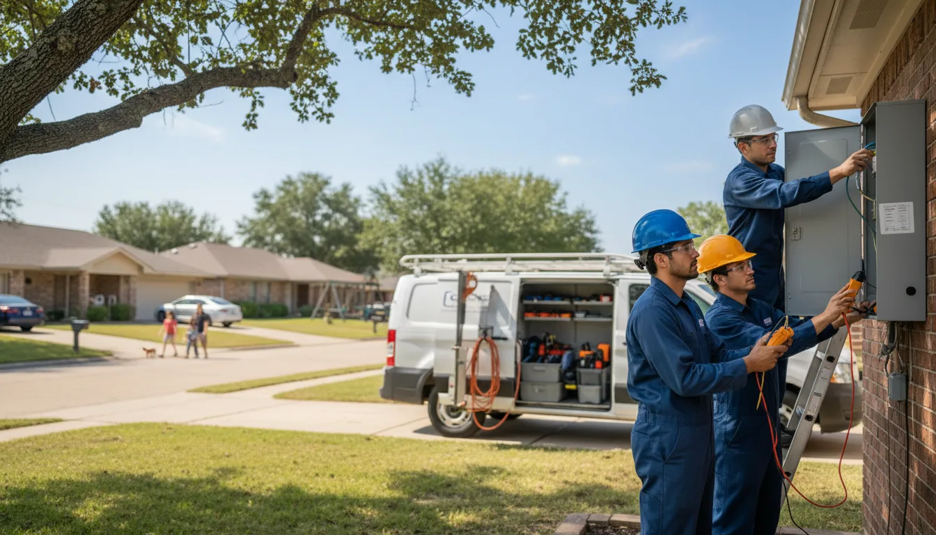 Certified electrician providing emergency electrical services in Merrill, IA